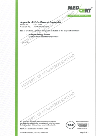 EC Certificate Of Medical Device2